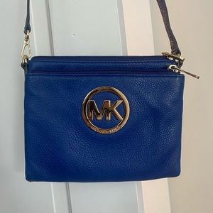 Micharl Kors Blue Crossbody